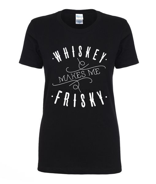 personality women t shirt whiskey makes me frisky printed summer short sleeve shirts casual cotton hip hop style tees
personality women t shirt whiskey makes me frisky printed summer short sleeve shirts casual cotton hip hop style tees