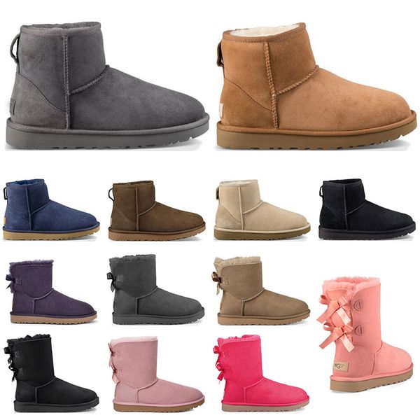 2020 designer women classic snow boots ankle short bow fur boot for winter black chestnut fashion women booties size 36-41
2020 designer women classic snow boots ankle short bow fur boot for winter black chestnut fashion women booties size 36-41