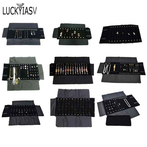 wholesale jewelry roll bag portable carring case black velvet organizer multi functional necklace rings earrings storage box, Pink;blue
wholesale jewelry roll bag portable carring case black velvet organizer multi functional necklace rings earrings storage box, Pink;blue