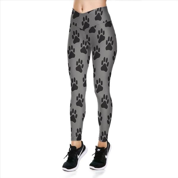 new puppy dog footprints 3d prints v high waist fitness workout push up women leggings slim female pencil pants, Black
new puppy dog footprints 3d prints v high waist fitness workout push up women leggings slim female pencil pants, Black