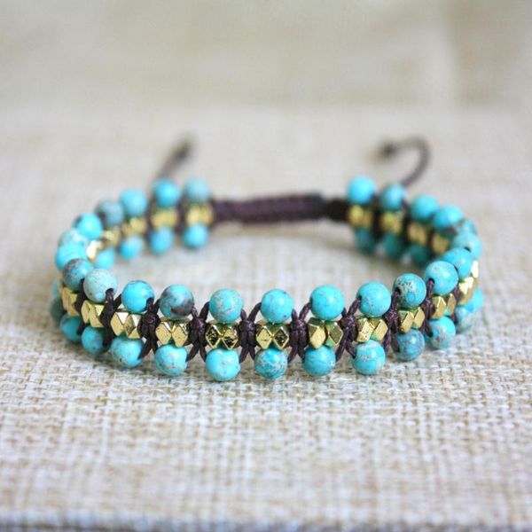 bohemia beaded woven bracelets turquoises cord braided bracelets friendship bracelet beach holiday jewelry dropshipping, Golden;silver
bohemia beaded woven bracelets turquoises cord braided bracelets friendship bracelet beach holiday jewelry dropshipping, Golden;silver