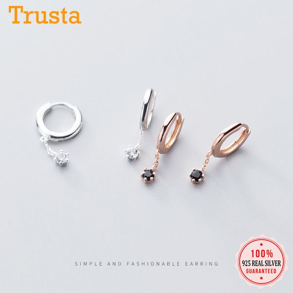 trusta genuine fashion 925 sterling silver black cz chain hoop ear cuff clip on earring for women piercing earing jewelry da923, Golden;silver
trusta genuine fashion 925 sterling silver black cz chain hoop ear cuff clip on earring for women piercing earing jewelry da923, Golden;silver