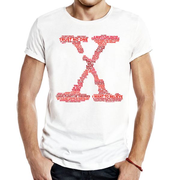 x-files wisdom men tees t shirts xfiles tv show casual fashion scifi fox mulder alien quotes x philes ufo smoking man