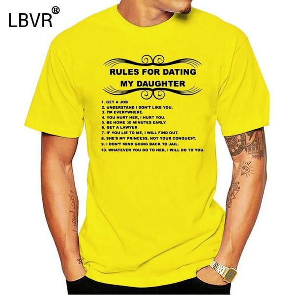 2017 gilden rules for dating my daughter t shirt fathers day gift for dad parent daddy t shirt hipster custom tees, White;black
2017 gilden rules for dating my daughter t shirt fathers day gift for dad parent daddy t shirt hipster custom tees, White;black