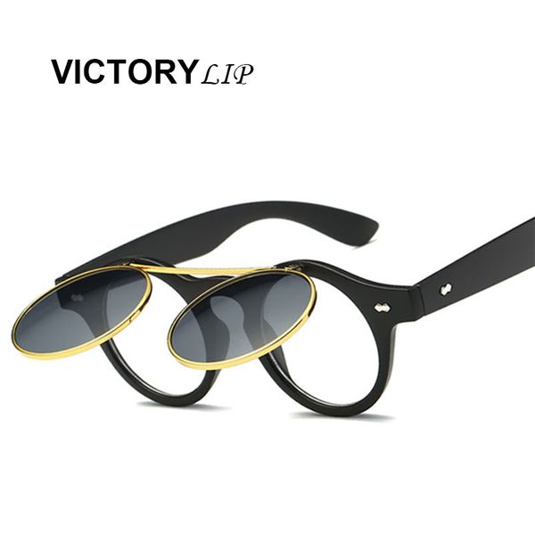 sunglasses 2021 steampunk men glasses goggles round flip up uv400 male retro vintage fashion eyewear, White;black
sunglasses 2021 steampunk men glasses goggles round flip up uv400 male retro vintage fashion eyewear, White;black
