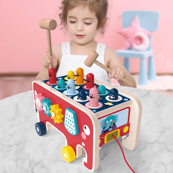whack-a-mole game elephant cartoon wooden playing hamster car digital maze rotating gear toys for children early education
whack-a-mole game elephant cartoon wooden playing hamster car digital maze rotating gear toys for children early education