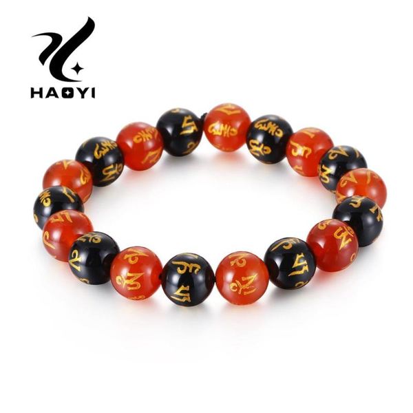 haoyi fashion bracelet natural stone health bracelet black jewelry red and black men accessories
haoyi fashion bracelet natural stone health bracelet black jewelry red and black men accessories