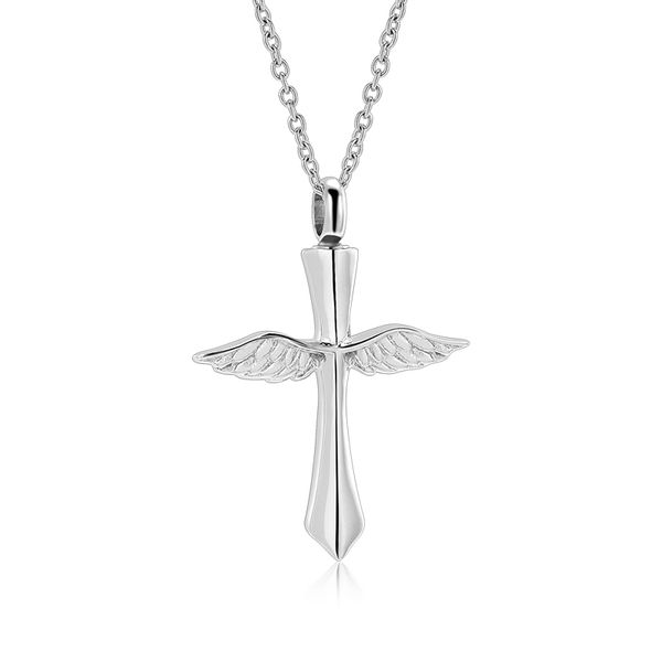 pendant necklaces clearance sale angel wing cross urn necklace for ashes memorial keepsake holder cremation jewelry women men, Silver
pendant necklaces clearance sale angel wing cross urn necklace for ashes memorial keepsake holder cremation jewelry women men, Silver