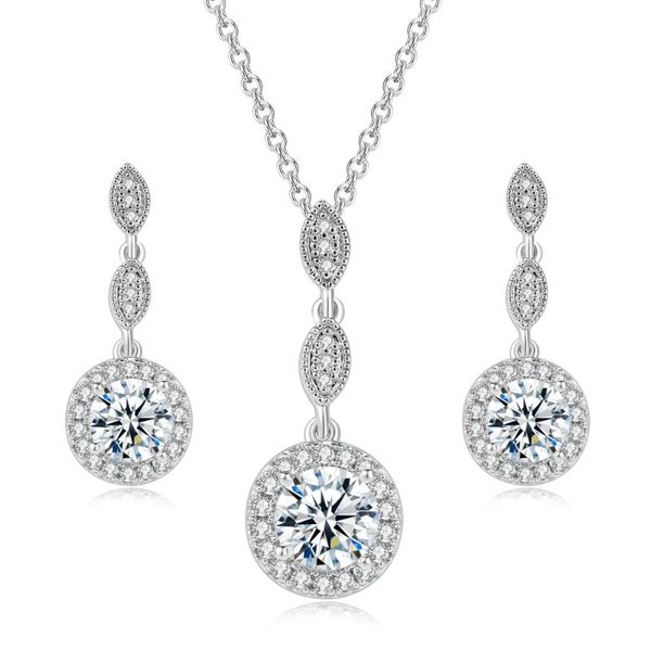 zhouyang zys284 cubic zirconia silver color jewelry necklace earring set rhinestone made with austrian crystals
zhouyang zys284 cubic zirconia silver color jewelry necklace earring set rhinestone made with austrian crystals
