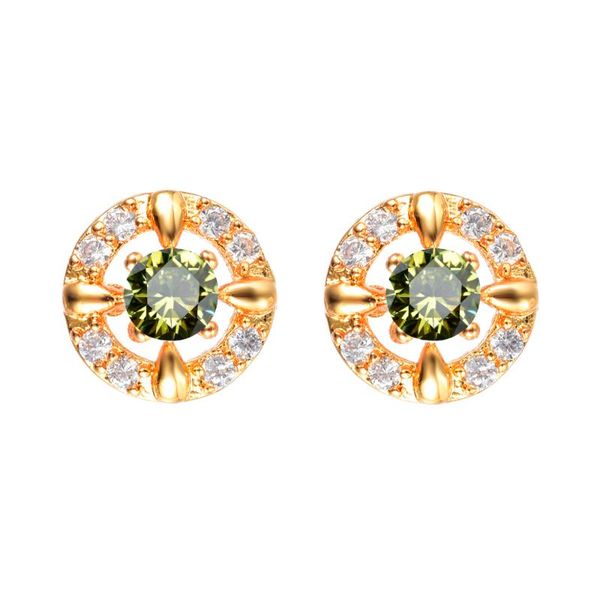 fashion women girls six colors + cubic zirconia round cz stud earrings jewelry, Golden;silver
fashion women girls six colors + cubic zirconia round cz stud earrings jewelry, Golden;silver