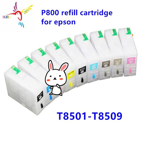 9pcs/set t8501-t8509 80ml refillable cartridge with permanent chip for sure color sc p800 printer refill cartridge p800
9pcs/set t8501-t8509 80ml refillable cartridge with permanent chip for sure color sc p800 printer refill cartridge p800