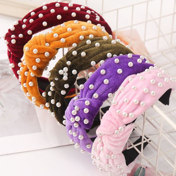 2020 korean pearl headband for women bezel simple knotted hair hoop hairband fashion headwear girls hair turban accessories, Golden;silver
2020 korean pearl headband for women bezel simple knotted hair hoop hairband fashion headwear girls hair turban accessories, Golden;silver