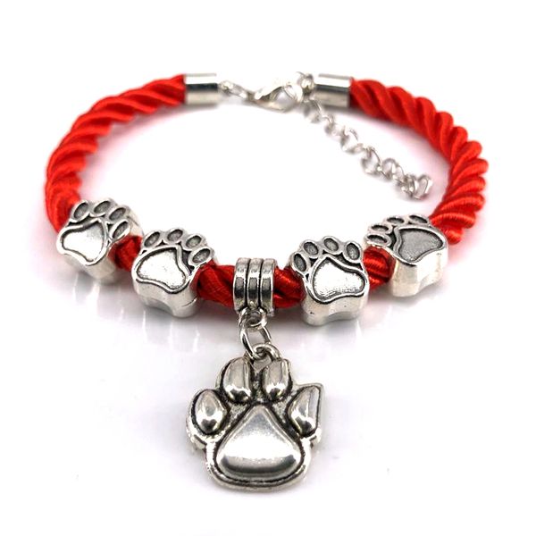charm bracelets 2021 hand woven 8 colors rope chain bracelet dog for pet lovers wholesale b18084, Golden;silver
charm bracelets 2021 hand woven 8 colors rope chain bracelet dog for pet lovers wholesale b18084, Golden;silver