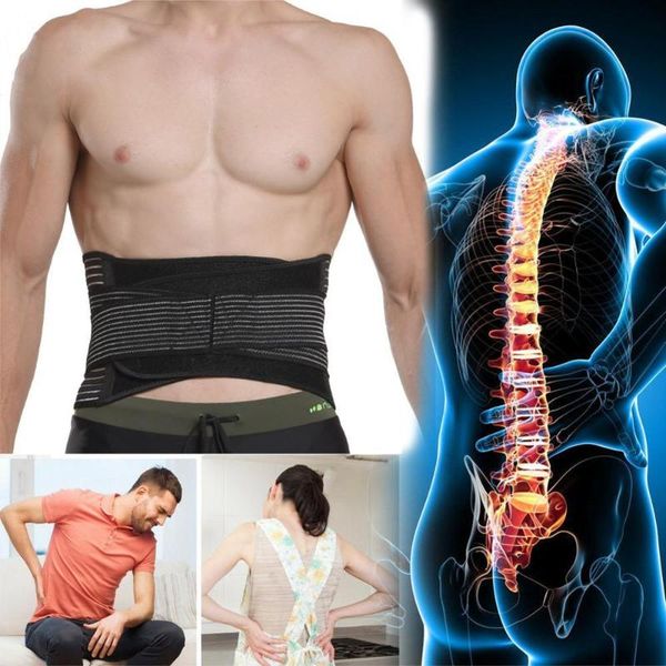 lumbar support waist adjustable pain back supporting brace for fitness weightlifting belts sports safety corrector, Black;gray
lumbar support waist adjustable pain back supporting brace for fitness weightlifting belts sports safety corrector, Black;gray