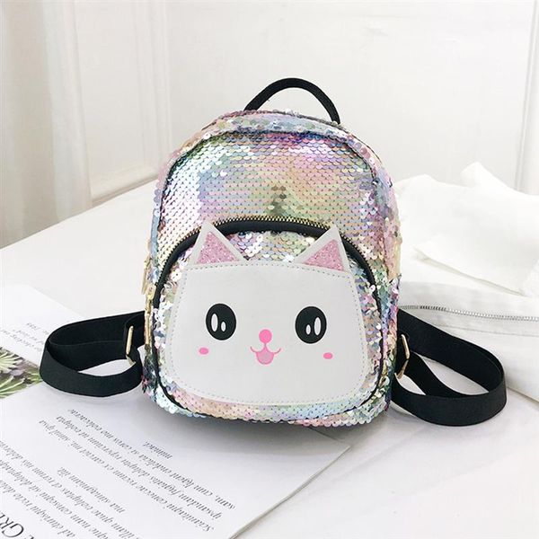 cat pattern backpack sequin personality travel bag creative casual backpack practical storage bag for women girls (dazzle pink
cat pattern backpack sequin personality travel bag creative casual backpack practical storage bag for women girls (dazzle pink