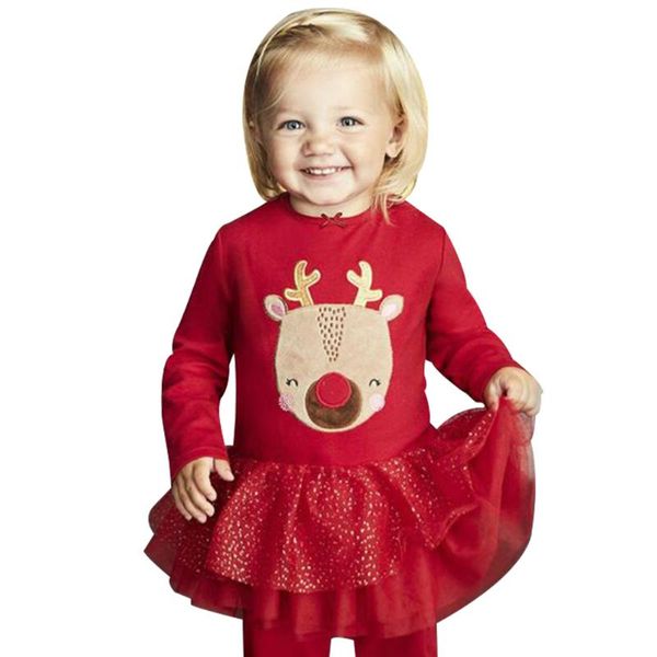 2-4 years christmas elk print girls princess dress winter long sleeve dresses for girl birthday party cartoon kids dress d30, Red;yellow
2-4 years christmas elk print girls princess dress winter long sleeve dresses for girl birthday party cartoon kids dress d30, Red;yellow