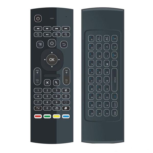 mx3 backlight x8 mini keyboard ir learning qwerty 2.4g wireless remote control 6axis fly air mouse backlit for android tv box
mx3 backlight x8 mini keyboard ir learning qwerty 2.4g wireless remote control 6axis fly air mouse backlit for android tv box