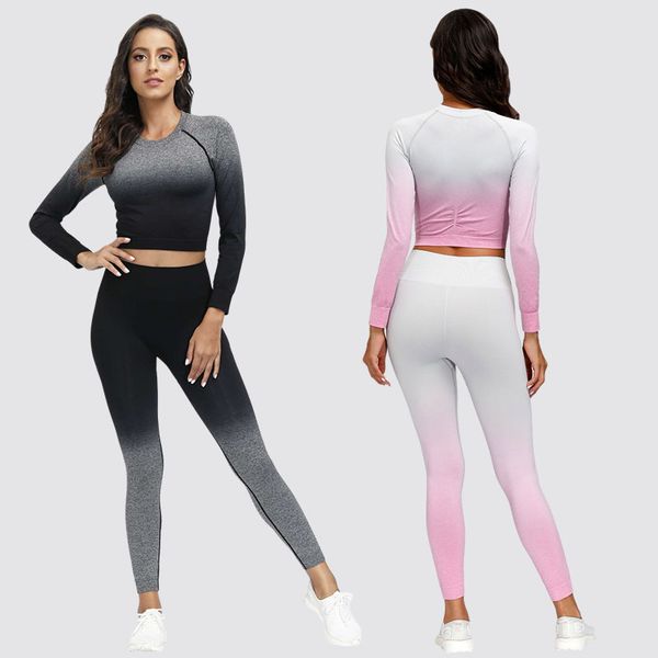 running jackets cross-border european and american gym dyed sports quick-drying seamless yoga pants suit, female, Black;red
running jackets cross-border european and american gym dyed sports quick-drying seamless yoga pants suit, female, Black;red