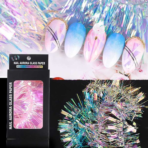 nail art decorations rikonka 1box holographic colorful laser decals aurora cellophane srickers glass paper foils professional manicure, Silver;gold
nail art decorations rikonka 1box holographic colorful laser decals aurora cellophane srickers glass paper foils professional manicure, Silver;gold