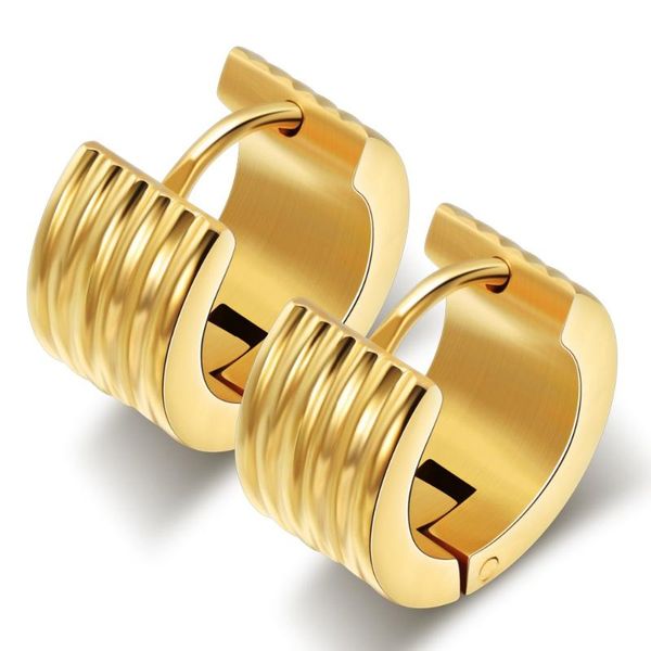 7mm two colors groove 316l stainless steel hoop earrings for men women wholesale rock earrings, Golden;silver
7mm two colors groove 316l stainless steel hoop earrings for men women wholesale rock earrings, Golden;silver