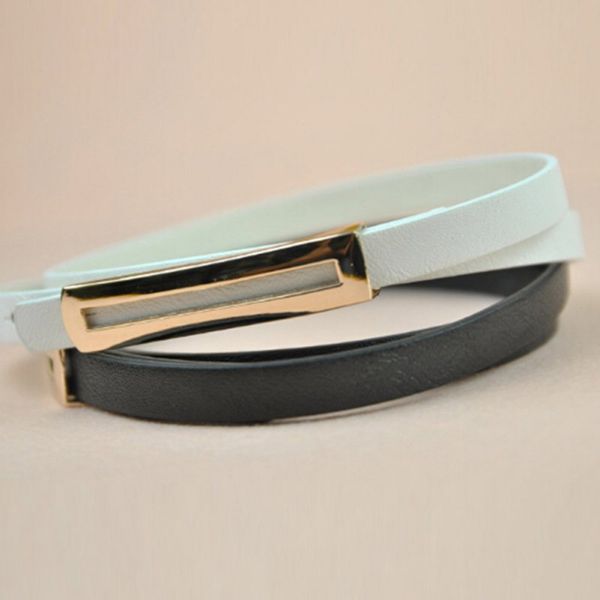 women pu leather skinny narrow thin buckle waist belt adjustable waistband strap woman belts, Black;brown
women pu leather skinny narrow thin buckle waist belt adjustable waistband strap woman belts, Black;brown