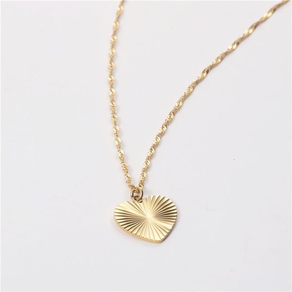 srcoi faceted love refraction water wave necklace simple gold color thin chain clavicle chain necklace women jewelry party gifts, Silver
srcoi faceted love refraction water wave necklace simple gold color thin chain clavicle chain necklace women jewelry party gifts, Silver