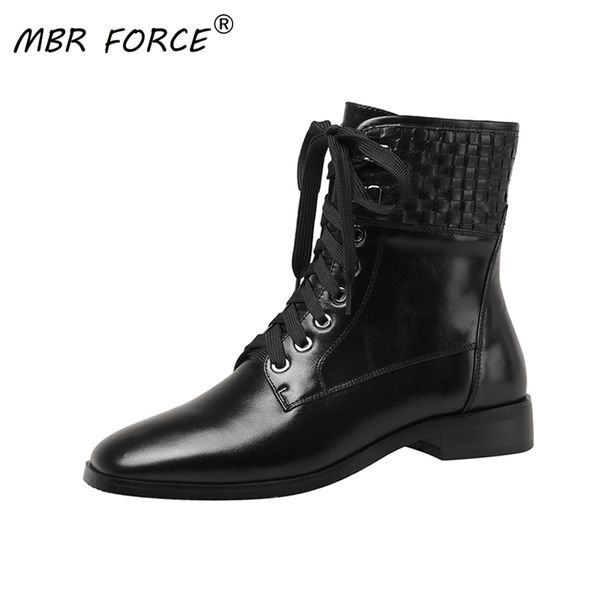 mbr force new fashion cowhide retro british style square toe women ankle boots lace up woman girls ladies spring autumn casual, Black
mbr force new fashion cowhide retro british style square toe women ankle boots lace up woman girls ladies spring autumn casual, Black