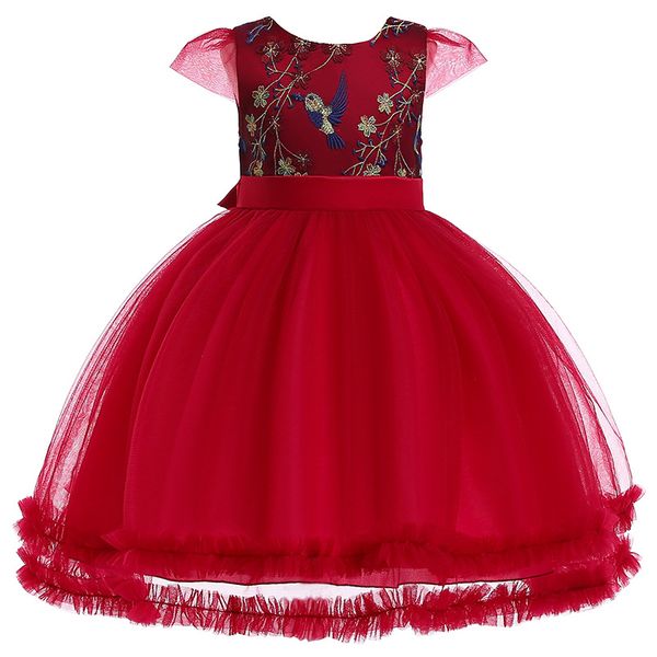 kids embroidered dress girls birthday princess party for clothes ball gown children bridesmaid elegant dresses, Red;yellow
kids embroidered dress girls birthday princess party for clothes ball gown children bridesmaid elegant dresses, Red;yellow