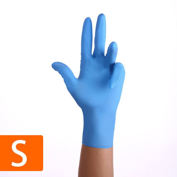 gloves, blue&white nitrile disposable powder latex textured anti-skid food grade gl svlb
gloves, blue&white nitrile disposable powder latex textured anti-skid food grade gl svlb