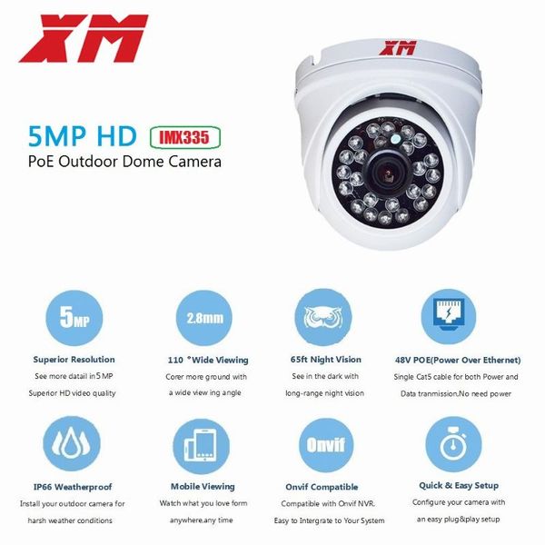 cameras 5mp dome ip poe camera hd ir wide angle 2.8mm lens 2592x1944p security onvif h.265/h.264 ip66 outdoor waterproof 335
cameras 5mp dome ip poe camera hd ir wide angle 2.8mm lens 2592x1944p security onvif h.265/h.264 ip66 outdoor waterproof 335