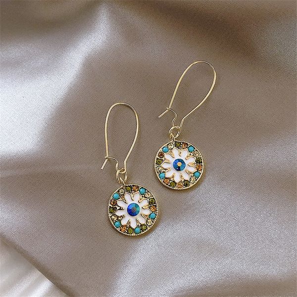 dangle & chandelier fyuan vintage round geometric drop earrings for women green crystal ear hook fashion jewelry gifts, Silver
dangle & chandelier fyuan vintage round geometric drop earrings for women green crystal ear hook fashion jewelry gifts, Silver