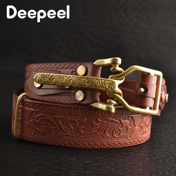 deepeel 1pc 3.8cm harajuku embossed belts carved buckle geniune leather copper buckles waistband gift for men yb498, Black;brown
deepeel 1pc 3.8cm harajuku embossed belts carved buckle geniune leather copper buckles waistband gift for men yb498, Black;brown