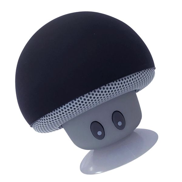 mushroom portable bluetooth wireless mini speaker music player with suction cup, built-in mic, hands- fit for android, black & gray
mushroom portable bluetooth wireless mini speaker music player with suction cup, built-in mic, hands- fit for android, black & gray