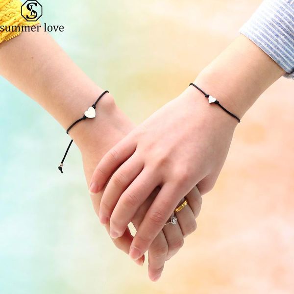 charm bracelets 2 piece set women lucky red black rope friendship fashion stainless steel beads heart bracelet friends jewelry, Golden;silver
charm bracelets 2 piece set women lucky red black rope friendship fashion stainless steel beads heart bracelet friends jewelry, Golden;silver