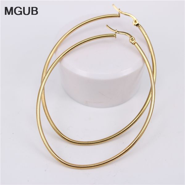 oval popular size cute exaggerated hoop earrings fashion women children's classic simple stainless steel jewelry lh637, Golden;silver
oval popular size cute exaggerated hoop earrings fashion women children's classic simple stainless steel jewelry lh637, Golden;silver