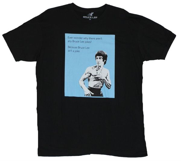 bruce lee mens t-shirt - ever wonder why there aren't bruce lee jokes (extra large) black
bruce lee mens t-shirt - ever wonder why there aren't bruce lee jokes (extra large) black