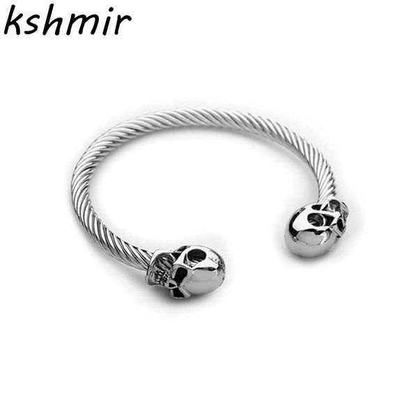 fashion titanium steel bracelet adorn article tothe opening skull bracelet personality cool non-mainstream, Black
fashion titanium steel bracelet adorn article tothe opening skull bracelet personality cool non-mainstream, Black