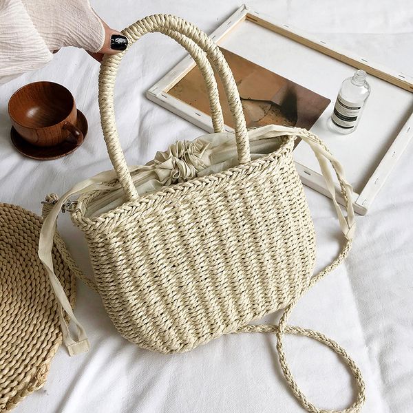 straw bags for women 2020 summer rattan bag handmade woven beach bag bohemia bali handbag bolsos mimbre