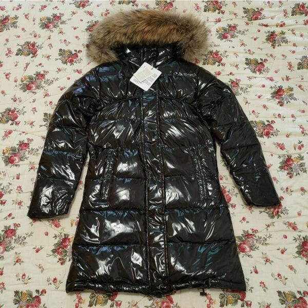 women winter jacket long down jacket winter coat outerwear down coats slim parkas jackets removable raccoon fur collar warm winter coats, Black
women winter jacket long down jacket winter coat outerwear down coats slim parkas jackets removable raccoon fur collar warm winter coats, Black