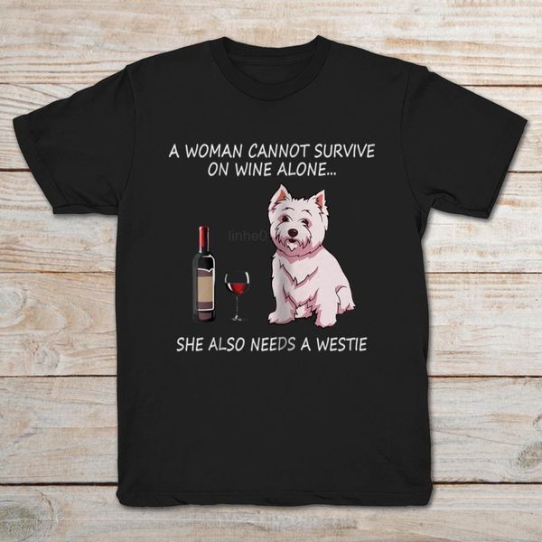 a woman cannot survive on wine alone she also needs a westie 2019 summer men's short sleeve t-shirt
a woman cannot survive on wine alone she also needs a westie 2019 summer men's short sleeve t-shirt
