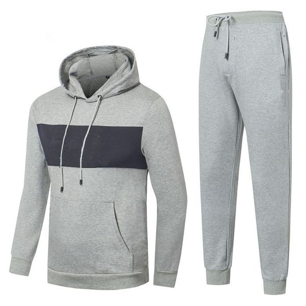 men's long-sleeved hoodie cardigan casual sports suit for spring and fall, Gray
men's long-sleeved hoodie cardigan casual sports suit for spring and fall, Gray