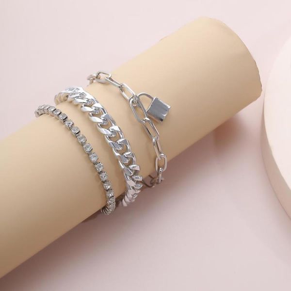 charm bracelets bohemian gold silver color 3pcs/set bracelet set with lock, for women punk boho beach bangle jewelry gift, Golden;silver
charm bracelets bohemian gold silver color 3pcs/set bracelet set with lock, for women punk boho beach bangle jewelry gift, Golden;silver