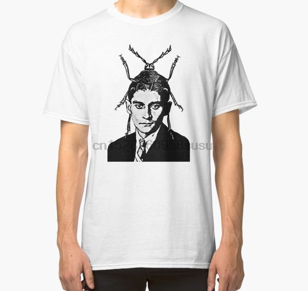 men tshirt franz kafka metamorphizes classic t shirt printed t-shirt tees top