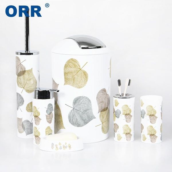 barhroom set 6pcs leaf design dustbin toilet brush lotion dispenser toothbrush holder cup bath storage t200506
barhroom set 6pcs leaf design dustbin toilet brush lotion dispenser toothbrush holder cup bath storage t200506