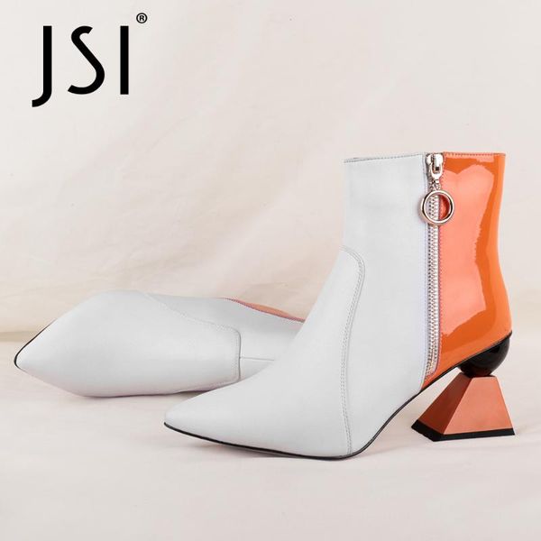boots jsi ankle winter warm patchwork woman geunine leather pointed toe ladies high strange heel short jc798, Black
boots jsi ankle winter warm patchwork woman geunine leather pointed toe ladies high strange heel short jc798, Black
