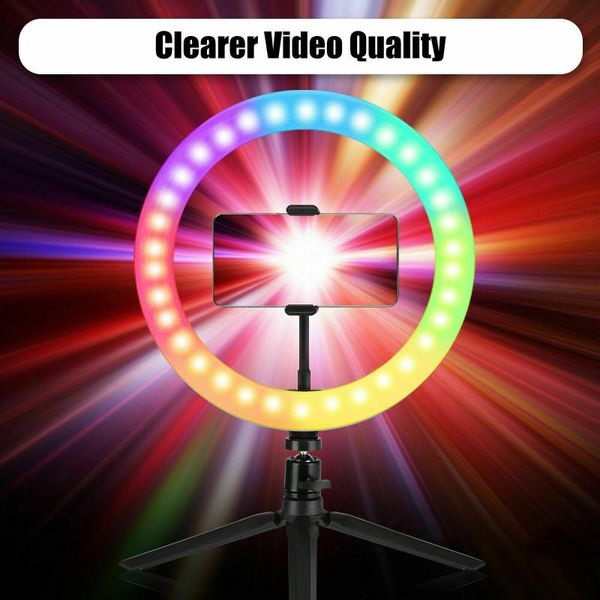 ring light 6/7/8inch 128/160/200led rgb ring fill light lamp app control +remote control for selfie pgraphy vlog live
ring light 6/7/8inch 128/160/200led rgb ring fill light lamp app control +remote control for selfie pgraphy vlog live