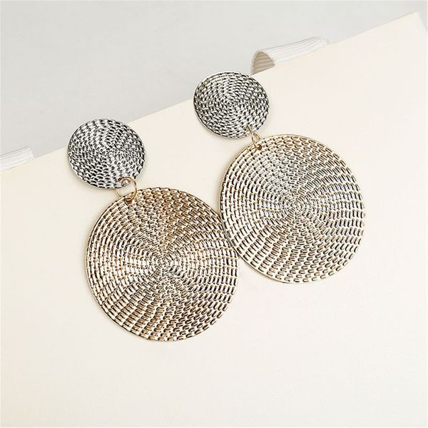 aretes oorbellen earrings brinco pendant size circular ring feminine temperament personality matching concave and convex earpin, Silver
aretes oorbellen earrings brinco pendant size circular ring feminine temperament personality matching concave and convex earpin, Silver