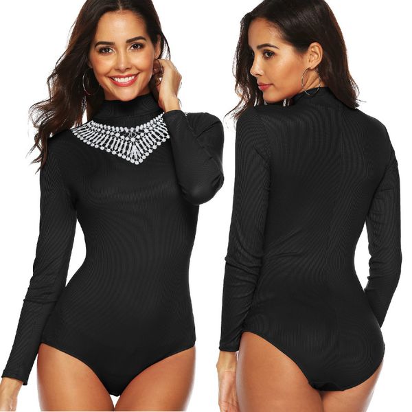 women's jumpsuits & rompers womens lace stitching stretch slim-fit long sleeve high collar shirt all-match jumpsuit bodysuit women cost, Black;white
women's jumpsuits & rompers womens lace stitching stretch slim-fit long sleeve high collar shirt all-match jumpsuit bodysuit women cost, Black;white