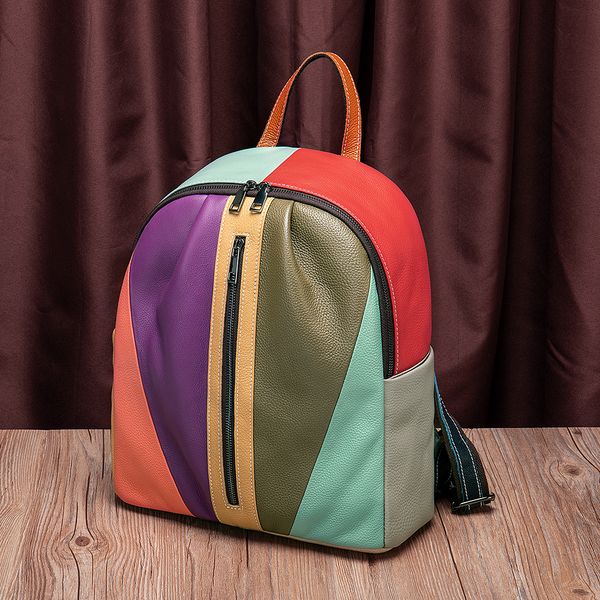 new ladies bag 2020 women's backpack colorful leather handbag fashion female designer backpack purses for women
new ladies bag 2020 women's backpack colorful leather handbag fashion female designer backpack purses for women