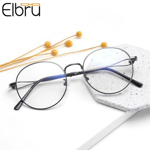 elbru retro hollow round metal glasses frame women oversized optical glasses college style clear lens eye for men, Black
elbru retro hollow round metal glasses frame women oversized optical glasses college style clear lens eye for men, Black
